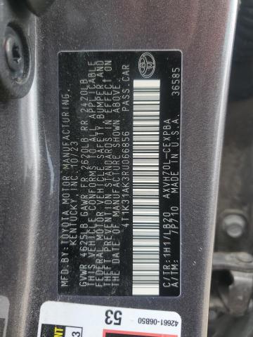 2024 TOYOTA CAMRY XSE - 4T1K31AK3RU066856