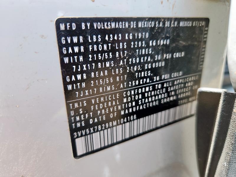 2024 VOLKSWAGEN TAOS S 3VV5X7B29RM104166