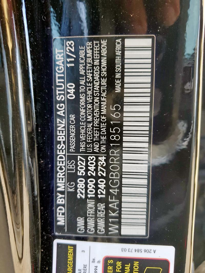 2024 MERCEDES-BENZ C 300 - W1KAF4GB0RR185165