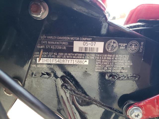 2007 HARLEY-DAVIDSON FLTR 1HD1FS4187Y715880