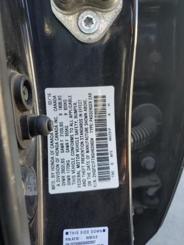 2016 HONDA CIVIC EXL 2HGFC1F7XGH639604