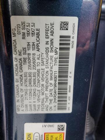 2024 HONDA CR-V EXL 2HKRS4H79RH406711