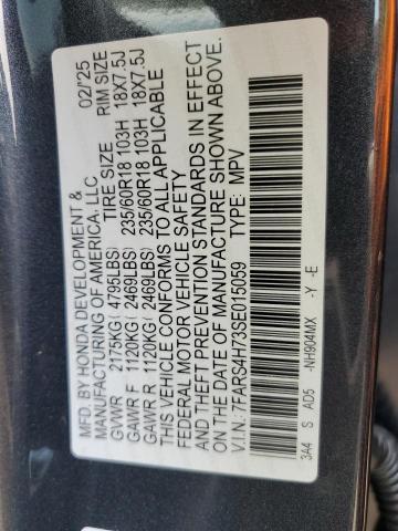 2025 HONDA CR-V EXL - 7FARS4H73SE015059