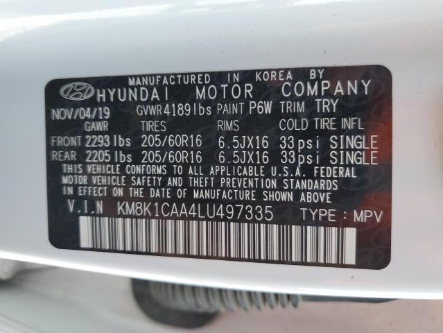 2020 HYUNDAI KONA SE - KM8K1CAA4LU497335