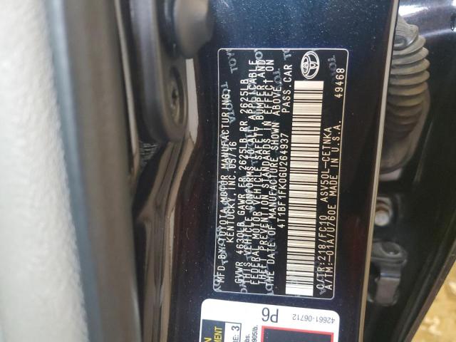 2016 TOYOTA CAMRY LE - 4T1BF1FK0GU264937