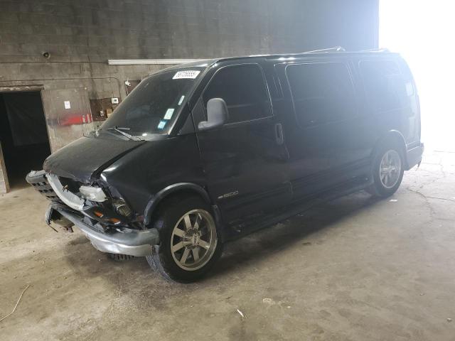CHEVROLET EXPRESS G1 2002 black  gas 1GBFG15R121163616 photo #1