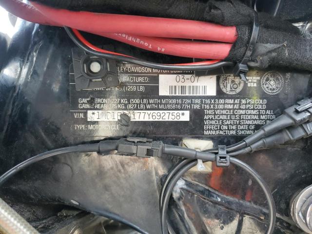 2007 HARLEY-DAVIDSON FLHTCUI 1HD1FC4177Y692758