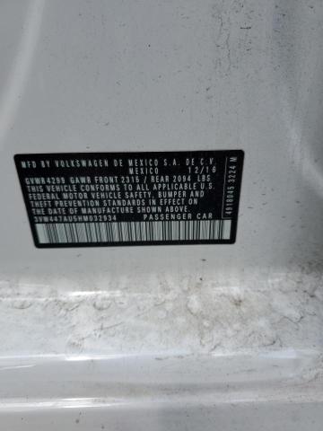 2017 VOLKSWAGEN GTI S/SE 3VW447AU5HM032934