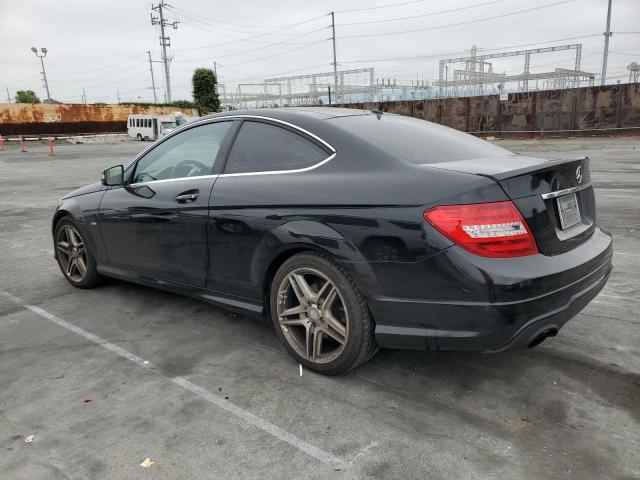 MERCEDES-BENZ C 250 2012 black  gas WDDGJ4HB3CF913531 photo #3