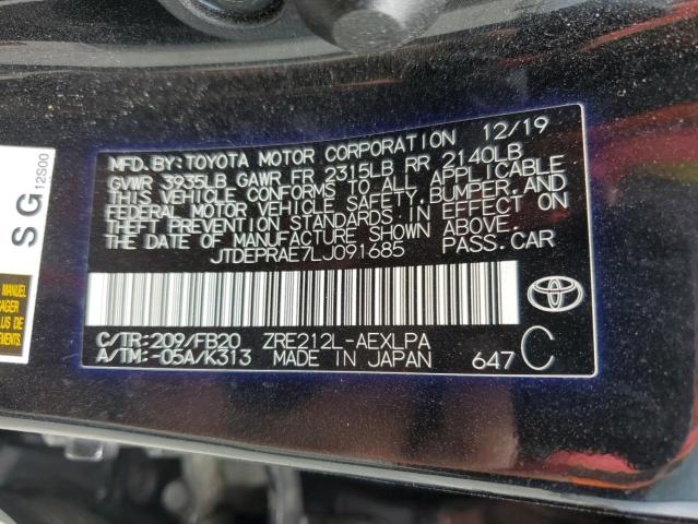 2020 TOYOTA COROLLA LE - JTDEPRAE7LJ091685