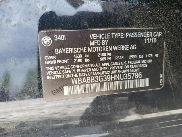 2017 BMW 340 I WBA8B3G39HNU35786