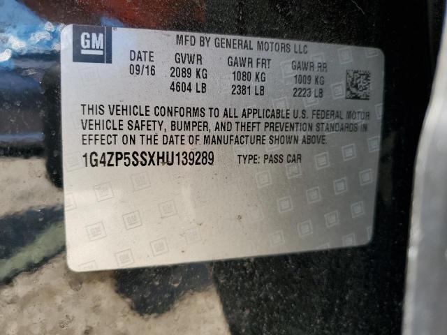 2017 BUICK LACROSSE E 1G4ZP5SSXHU139289