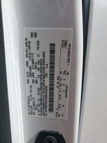 2022 FORD F150 SUPER 1FTEW1EP2NKD33943