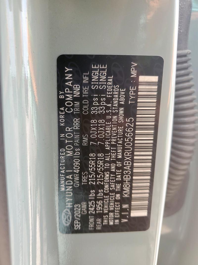 2024 HYUNDAI KONA SEL KM8HB3ABXRU056625