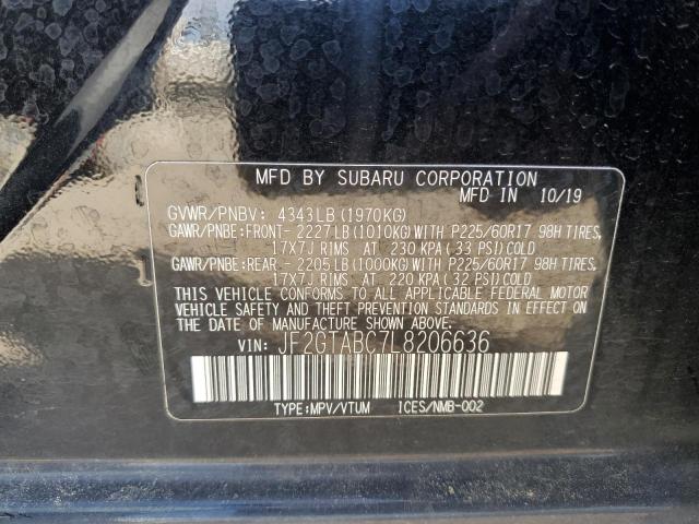 2020 SUBARU CROSSTREK JF2GTABC7L8206636