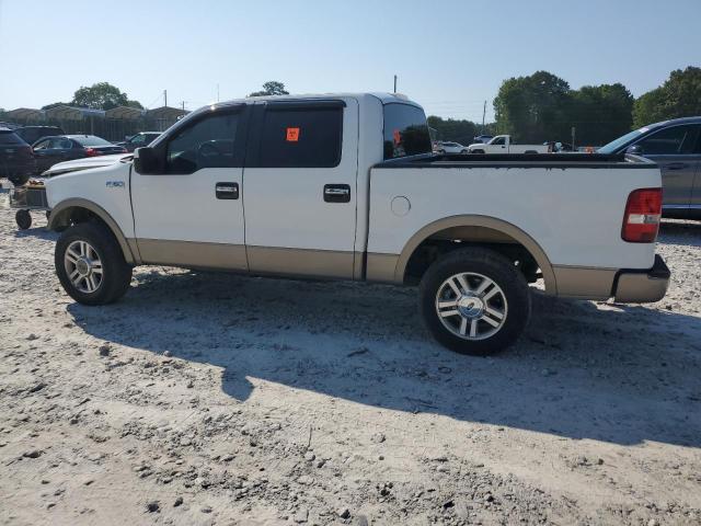 FORD F150 SUPER 2005 white crew pic gas 1FTPW12525FB71719 photo #3