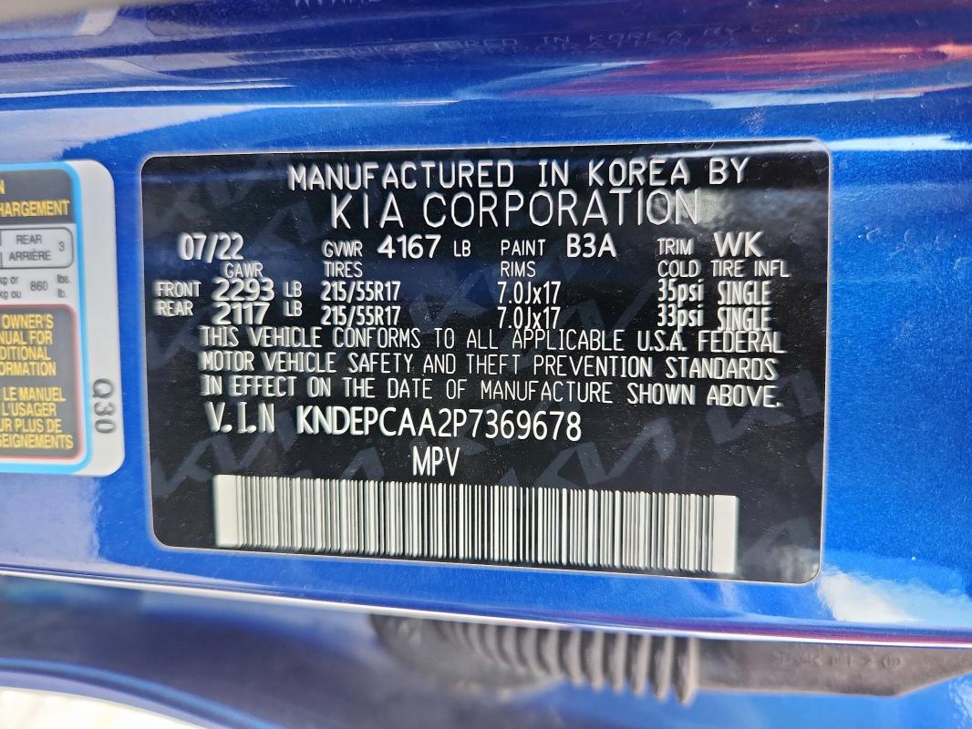 2023 KIA SELTOS LX KNDEPCAA2P7369678