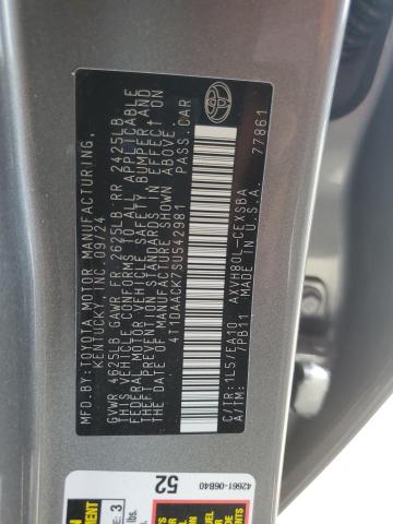2025 TOYOTA CAMRY XSE - 4T1DAACK7SU542981