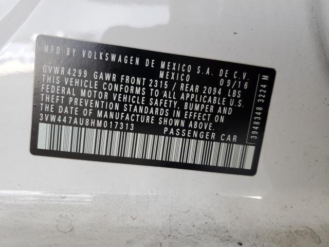 2017 VOLKSWAGEN GTI S/SE 3VW447AU8HM017313