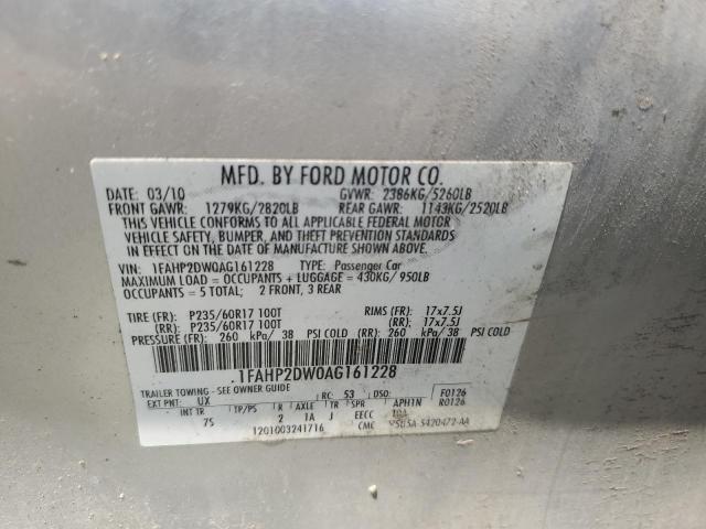 2010 FORD TAURUS SE - 1FAHP2DW0AG161228