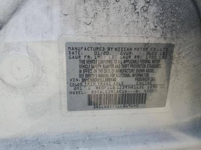 2020 NISSAN VERSA S 3N1CN8DV1LL869140