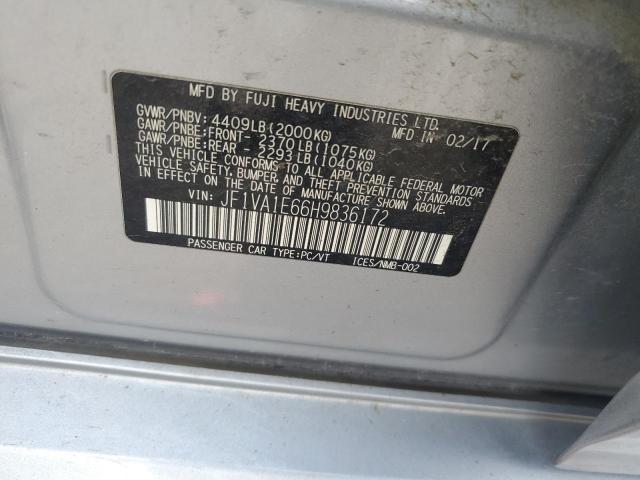 2017 SUBARU WRX PREMIU JF1VA1E66H9836172