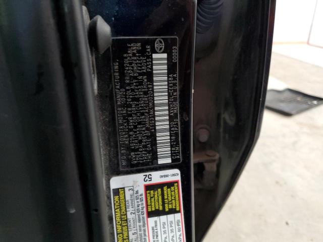 2021 TOYOTA CAMRY SE - 4T1G31AK1MU020487