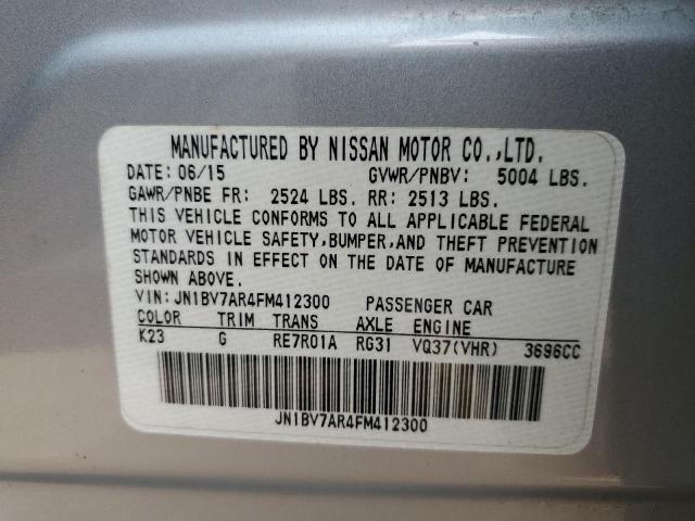 2015 INFINITI Q50 BASE JN1BV7AR4FM412300
