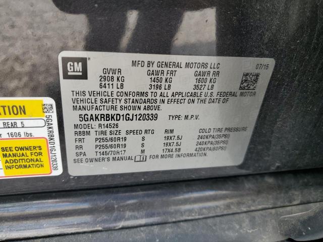 2016 BUICK ENCLAVE - 5GAKRBKD1GJ120339