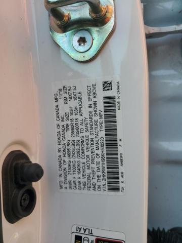 2019 HONDA CR-V TOURI - 2HKRW1H98KH500220