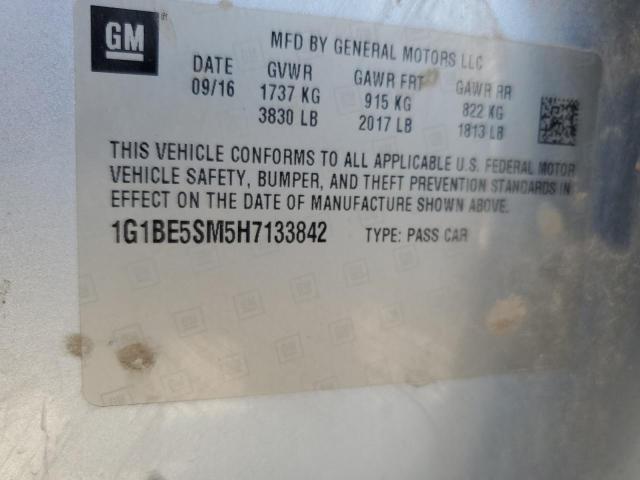 2017 CHEVROLET CRUZ 1G1BE5SM5H7133842