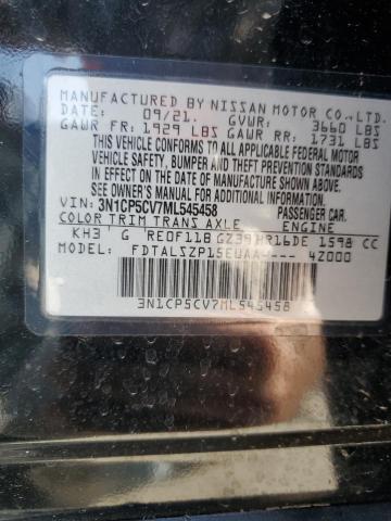 2021 NISSAN KICKS SV 3N1CP5CV7ML545458