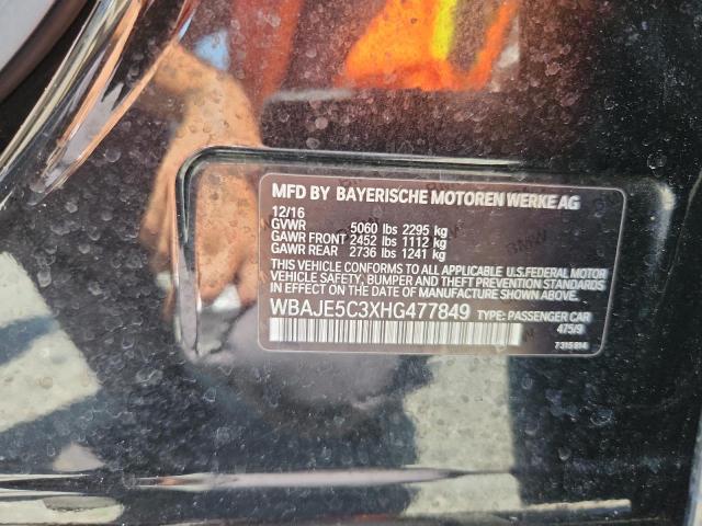 2017 BMW 540 I WBAJE5C3XHG477849