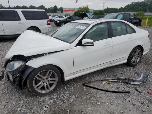 MERCEDES-BENZ C 300 4MAT 2014 white sedan 4d gas WDDGF8AB8EA891741 photo #1