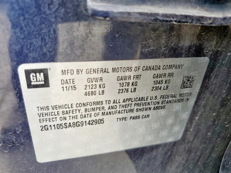 2016 CHEVROLET IMPALA LT - 2G1105SA8G9142905