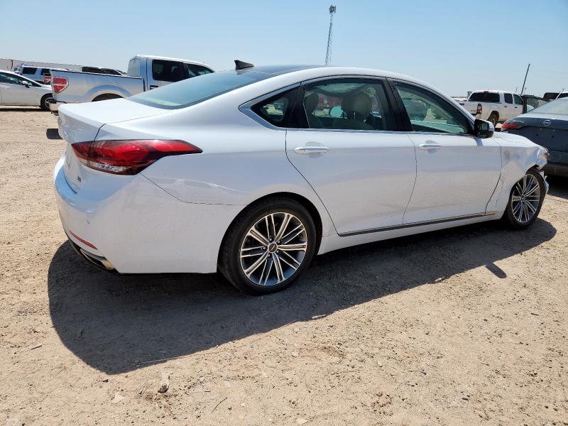 Vin: kmhgn4je6ju216605, lot: 61950305, genesis g80 base 20183