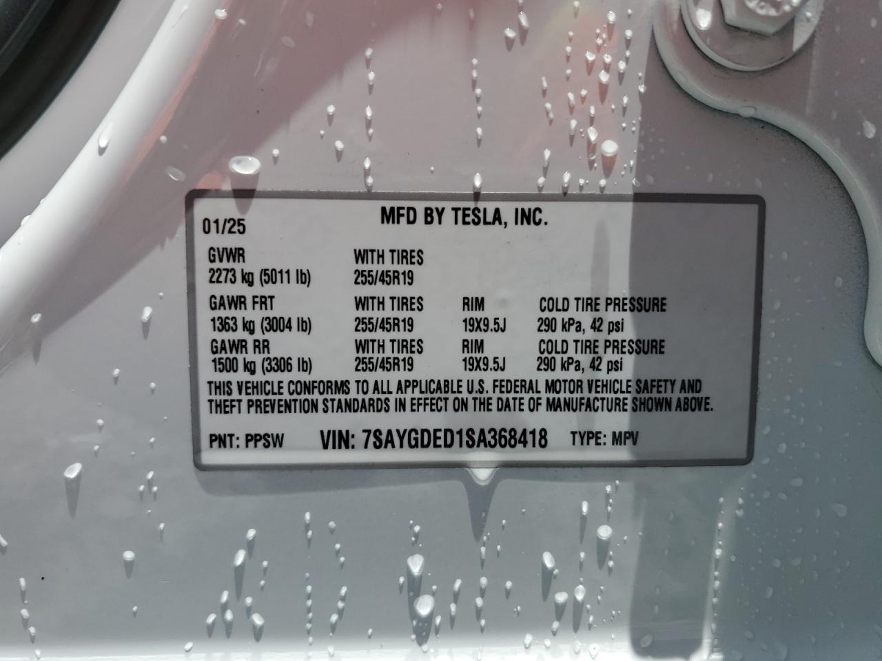 Tesla Model y 2025