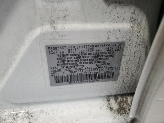 2019 NISSAN SENTRA S - 3N1AB7AP1KY412216