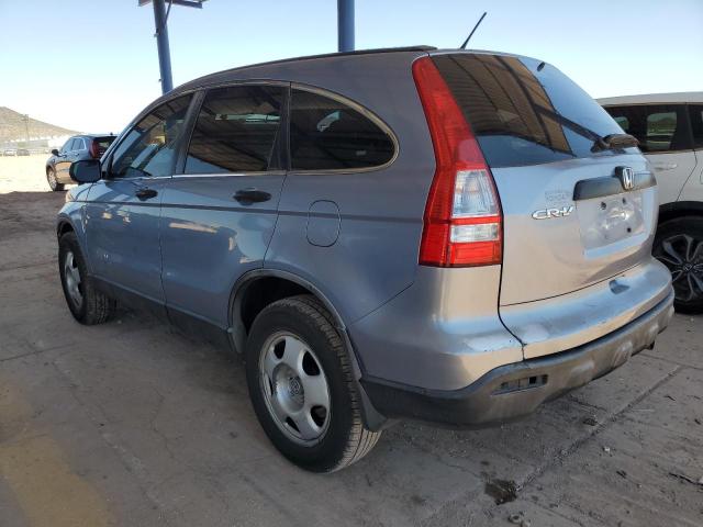 HONDA CR-V LX 2008 blue  gas JHLRE383X8C000707 photo #3