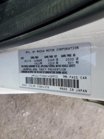 2016 MAZDA 6 TOURING JM1GJ1T50G1408950