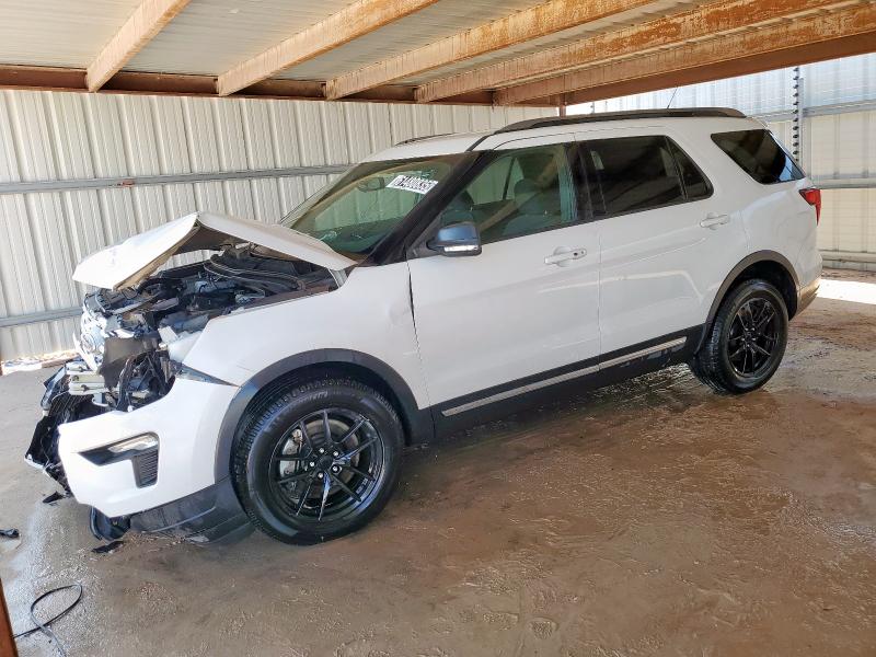 FORD EXPLORER X 2019 white  gas 1FM5K7D84KGB47078 photo #1
