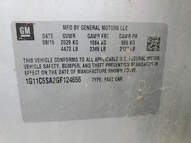2016 CHEVROLET MALIBU LIM - 1G11C5SA2GF124656