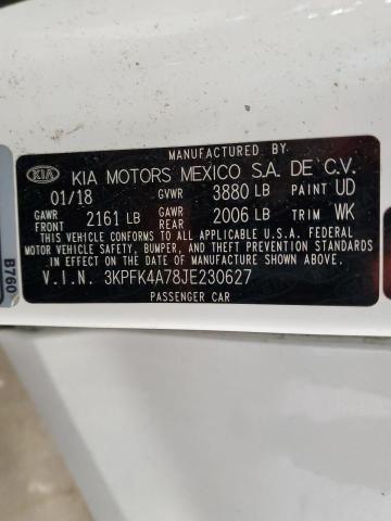 2018 KIA FORTE LX - 3KPFK4A78JE230627