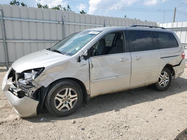 HONDA ODYSSEY EX 2007 silver sports v gas 5FNRL38457B410988 photo #1