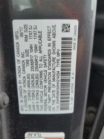 2017 HONDA CR-V LX 2HKRW6H3XHH214354
