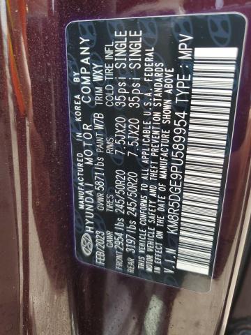 2023 HYUNDAI PALISADE L KM8R5DGE9PU589954