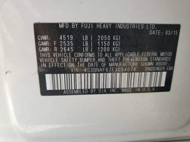 2015 SUBARU LEGACY 2.5 #3192509616