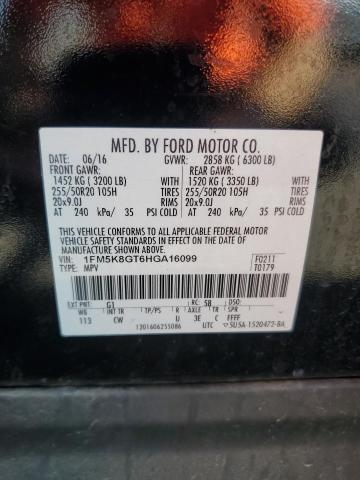 2017 FORD EXPLORER S 1FM5K8GT6HGA16099