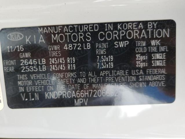 2017 KIA SPORTAGE S - KNDPRCA66H7206662