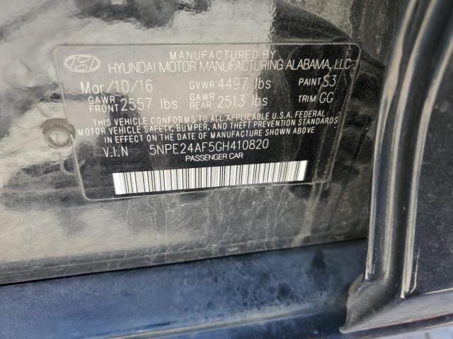 2016 HYUNDAI SONATA SE - 5NPE24AF5GH410820